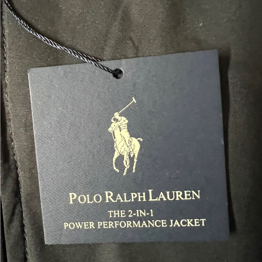 🏇🏇 Polo by Ralph Lauren Black 2-1 Power Performance Jacket 🏇🏇 - Picture 2 of 11